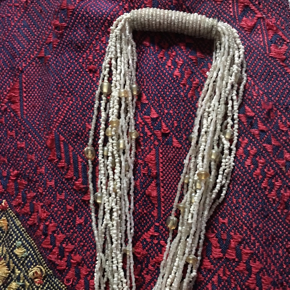 Long beaded necklace